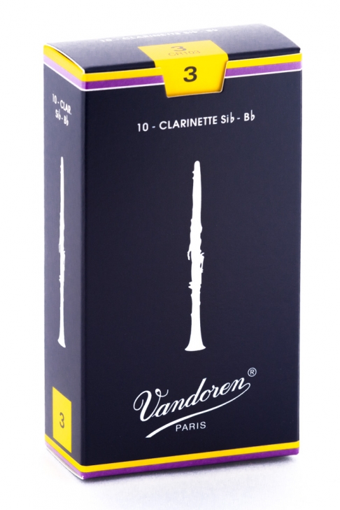 Photo Vandoren Traditional Blue Box Reeds for Bb Clarinet
