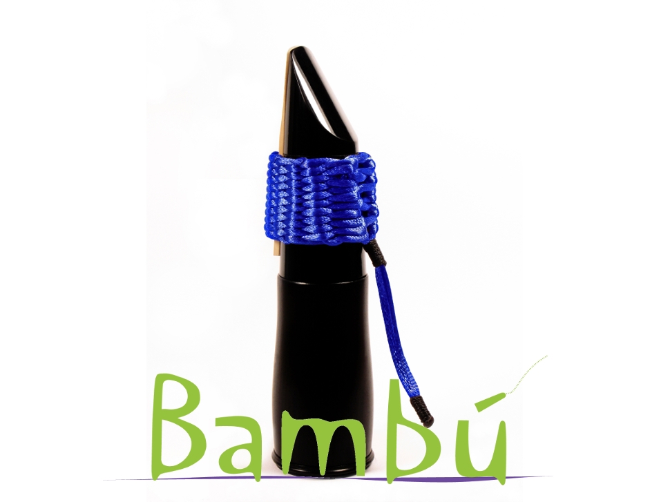 Photo New Bambu Hand Woven Ligature for Bb Bass Clarinet