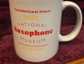 Photo 2021 Foundational Donor National Saxophone Museum 11oz Ceramic Coffee Mug