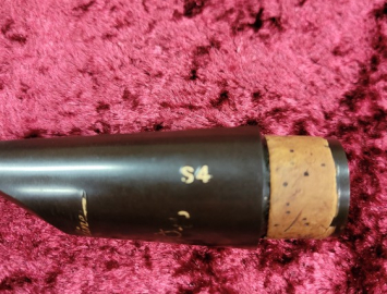 Photo Vintage Hard Rubber Brilhart Personaline S4 Clarinet Mouthpiece.045