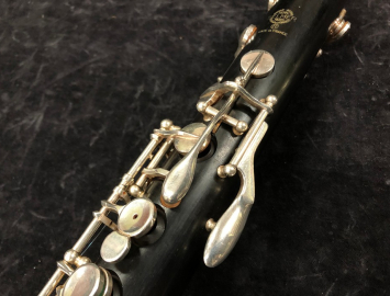 Photo Selmer Paris Bass Clarinet With Low C And Silver Keys - #E8576