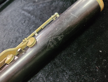 Photo As-Is Noblet Alto Clarinet w/ Nickel Plateaued Keys #2438