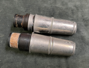 Photo Lot of 2 Vintage Hard Rubber Selmer Paris Clarinet Mouthpieces