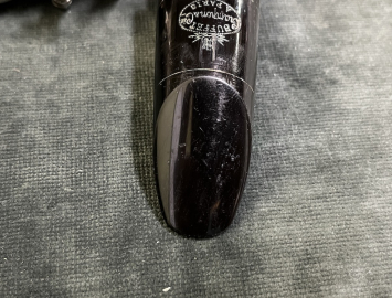 Photo Vintage Hard Rubber Buffet Crampon Paris C Crown Bb Clarinet Mouthpiece
