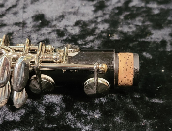 Photo Vintage Penzel Mueller Ab Piccolo Clarinet in Grenadilla with Nickel Keys #09047