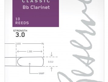 Photo D'Addario Reserve Classic Reeds for Bb Clarinet - ON SALE