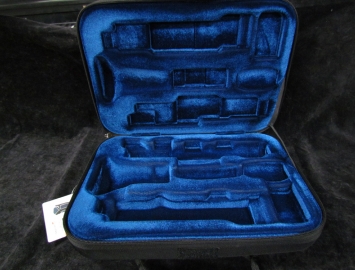 Crossrock CRA860CLBL Clarinet Case ABS Molded Hard Shell in Blue